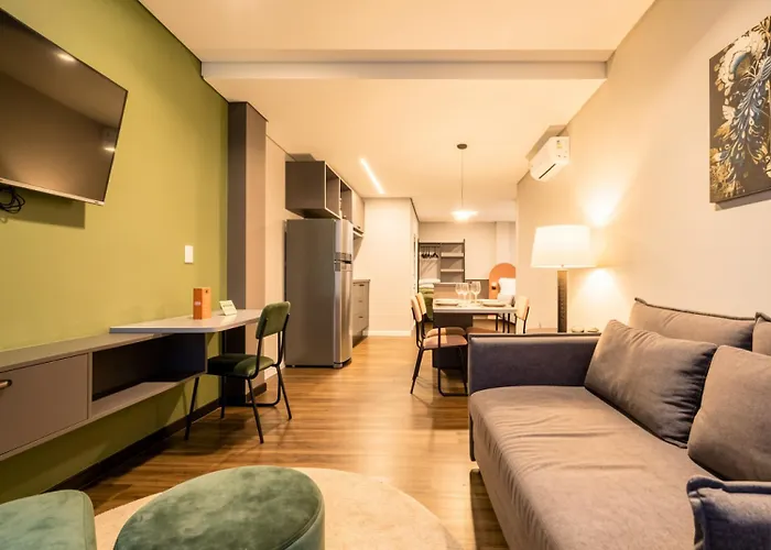Apartamento Xtay Cais Rooftop -estúdios Com Cozinha Próximo Ao Cais Embarcadero *